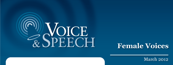 Voice & Speech Newsletter
